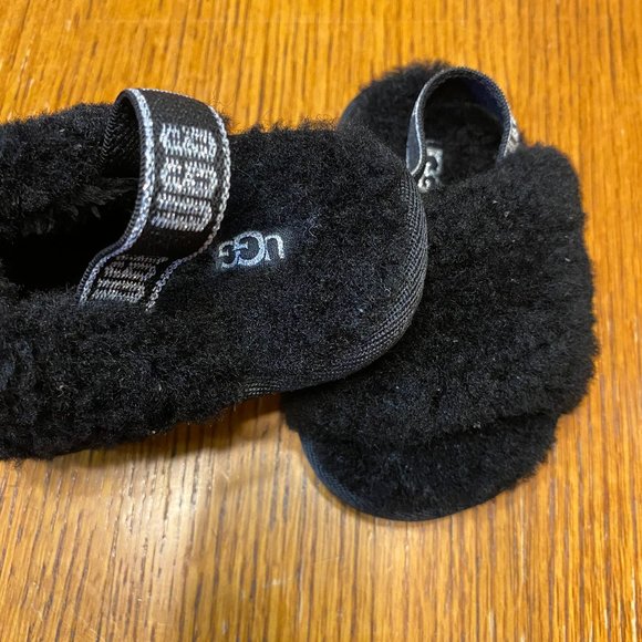 Uggs Baby Black Slides - Picture 6 of 6